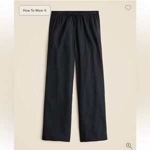 J Crew airy gauze beach pant NWT